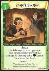 Snape's Question